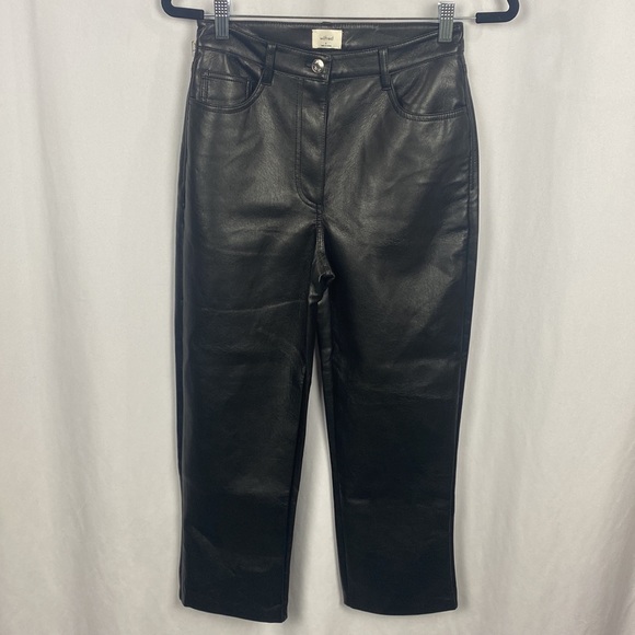 Wilfred The Melina™ Cropped Pant Vegan Leather Cropped Pants Black Size 4 - Picture 5 of 16
